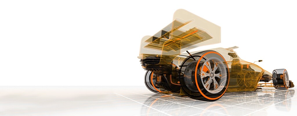 3D model racing car