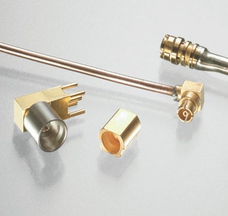 Microminiature coax connectors