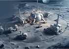 Mond-Landefahrzeuge und Rover