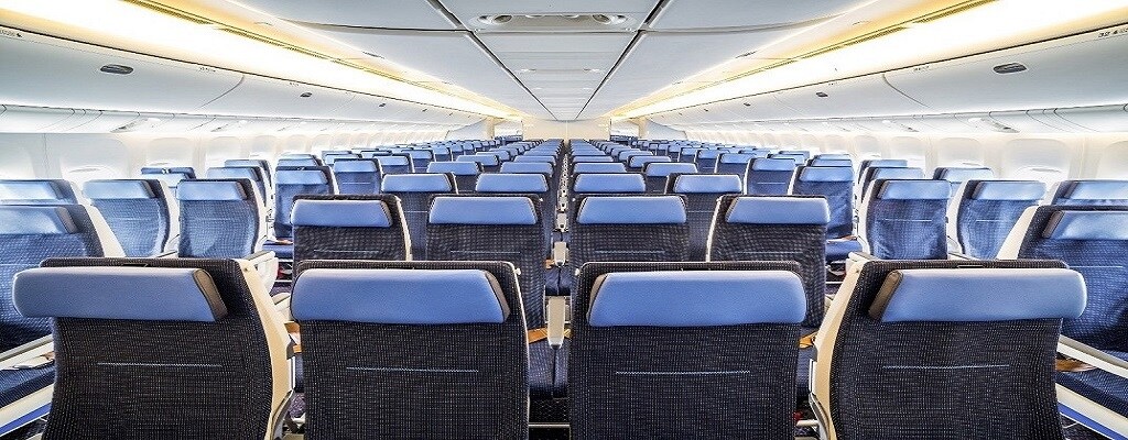 interior of an aircraft