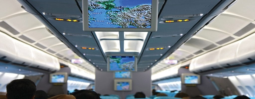 In-flight entertainment systems require low-weight connectivity solutions.