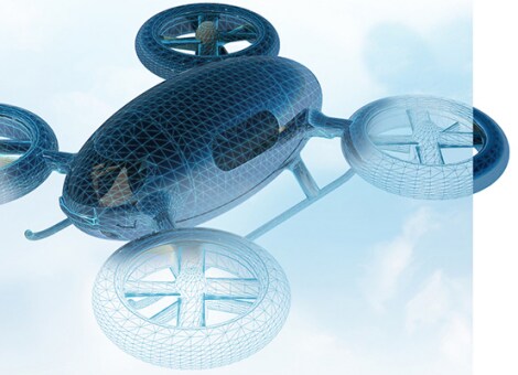 Gewichtsreduzierung des Avioniksystems für den Start von eVTOL