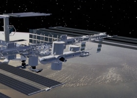 Interior of a airplane