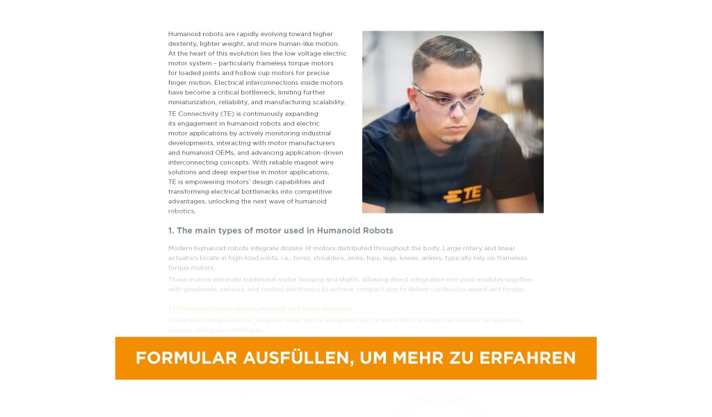 Infografik: Humanoide Roboter