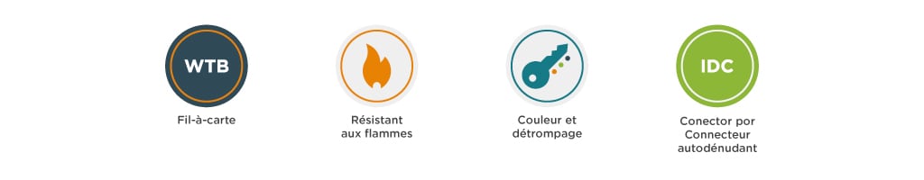 Connecteurs d'alimentation AMP DUOPLUG