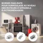 borne mag-mate pour le surmoulage