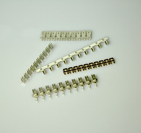 Safety pins brass 38 mm gold 12 pc