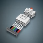 Power triple lock connector