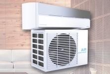 Mini-split system air conditioner