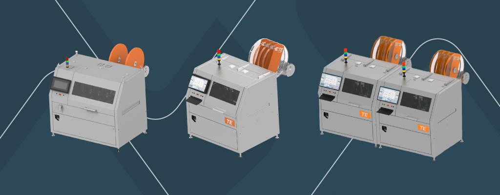 Diferentes máquinas de inserção de pinos