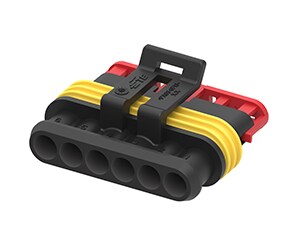 AMP SUPERSEAL 1.5 6 Position Receptacle Housing