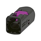 GEMNET 2 position 180 male degree automotive ethernet connector