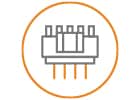 Kabel-an-Leiterplatte-Steckverbinder der Generation Y – Symbol