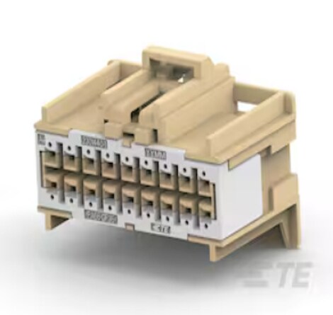 18-position 0.64mm Generation Y automotive receptacle housing for unsealed applications