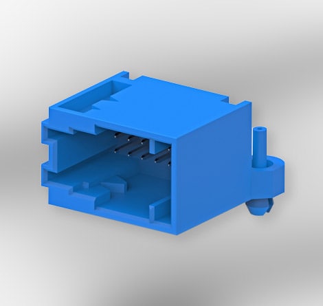 青の MQS PCB ヘッダ