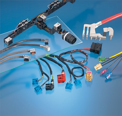 Conjuntos de cables para automóviles, camiones, autobuses y vehículos  todoterreno en conjuntos de cables