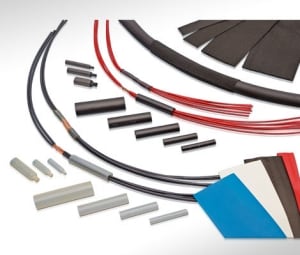 Différentes gaines thermorétractables pour véhicules de chantier, voitures, etc.