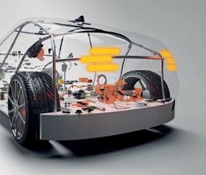 hybrid electric in-vehicle