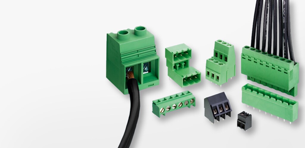 EUROSTYLE TERMINAL BLOCKS, 5.0/5.08MM PITCH, 2 PIECE WIRE TO BOARD