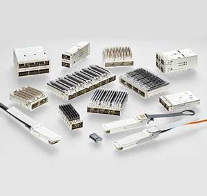 QSFP, QSFP28/56-Steckverbinder