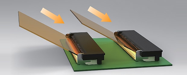 FPC Advantage of angled insertion