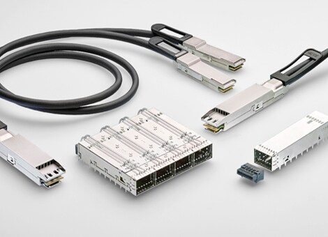 Ensamblajes de cables y conectores OSFP 