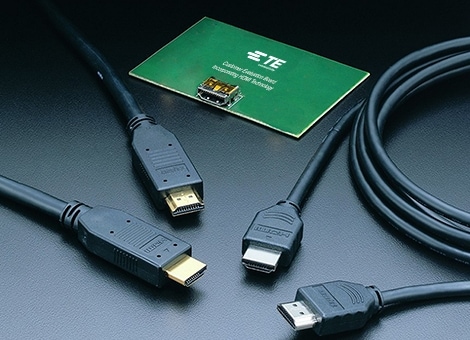 HDMI-Stecker Typ A und HDMI-Stecker Typ C