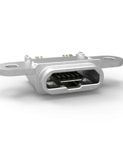 2 STÜCKE USB-C / TYPE-C-Buchse auf Micro-USB 5-polig + USB-C / Type-C