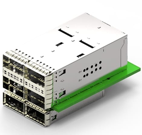 zQSFP+ Belly-to-Belly-Cages & -Steckverbinder für Intel® Omni-Path-Architektur
