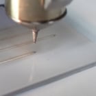 3D printing machine used to manufacture printed electronics.