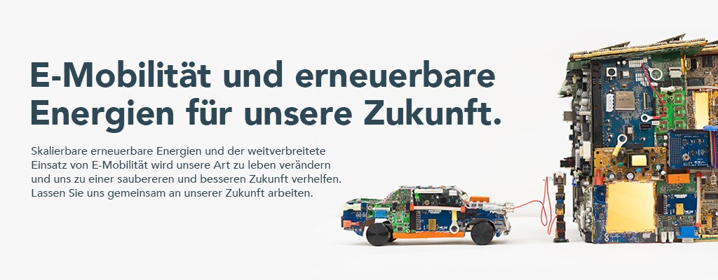 Lassen Sie uns eine erneuerbare Zukunft gestalten.