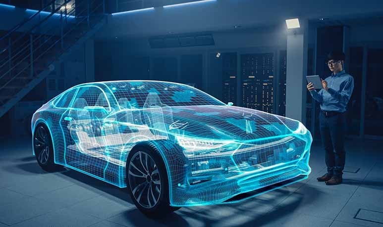 The charging unit for an electric vehicle