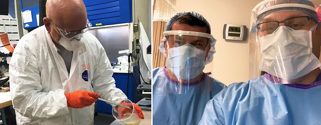 TE Connectivity is producing face shields to protect healthcare workers in hospitals, nursing homes, and other medical settings.
