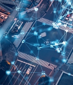 traffic in a connected, smart city