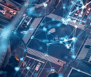 traffic in a connected, smart city