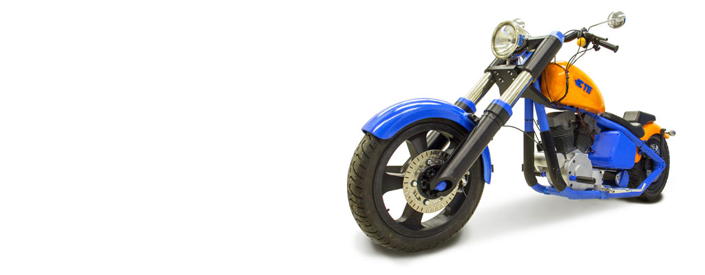 Inside Story Building Te S 3d Printed Motorcycle Te Connectivity