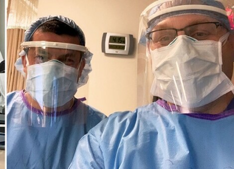 TE donates face shields to protect medical professionals