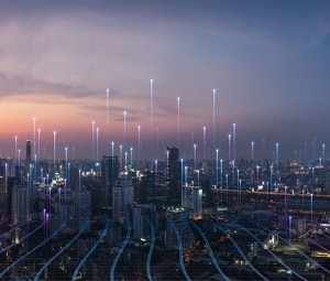 IoT technology powers advanced connectivity in smart cities.