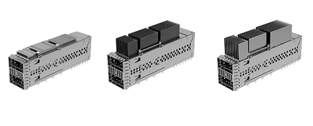 2x1 QSFP-DD Connector & Cages