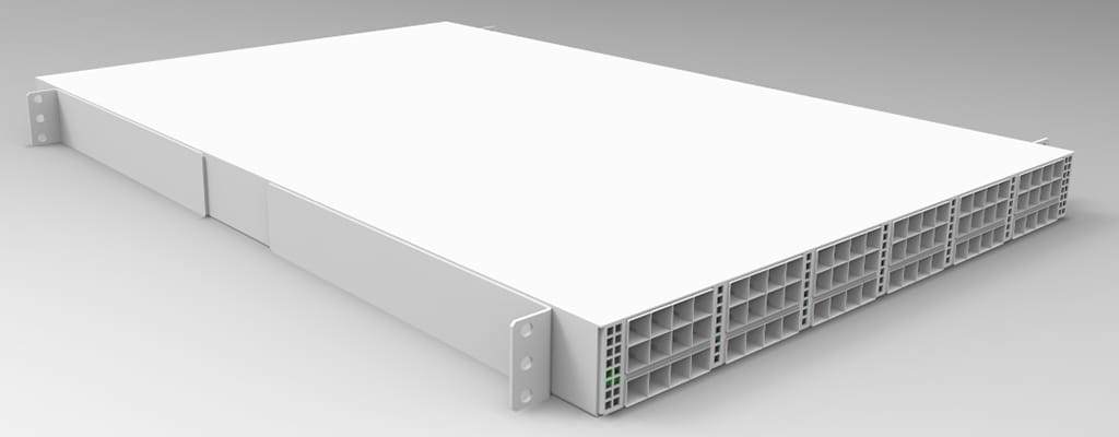 microQSFP faceplate