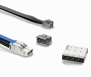 Mini-SAS-HD-Steckverbinder von TE