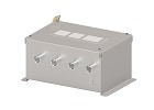 High Voltage Link Box for Coaxial Cables