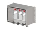 High voltage link box for 1/C cables