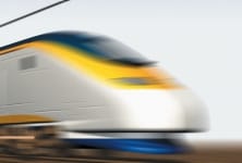 railway in motion 