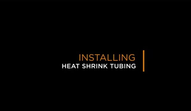 Installing Heat Shrink Tubing
