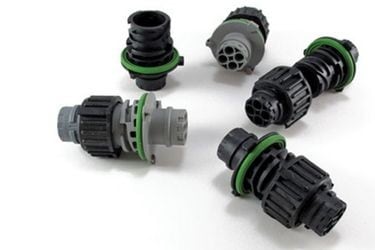 Conectores circulares e DIN 
