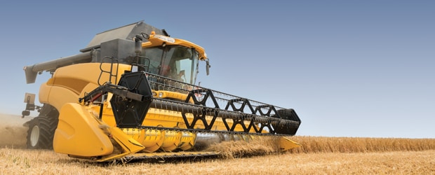 Combine wheat