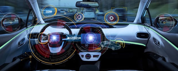 Futuristisches Fahrzeug