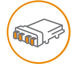 MQS Draht-an-Leiterplatte-Verbindungen