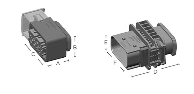 HDSCS 8 Pin Connector Tail Lamp Repair Kit - Bristol Auto Electrical Ltd